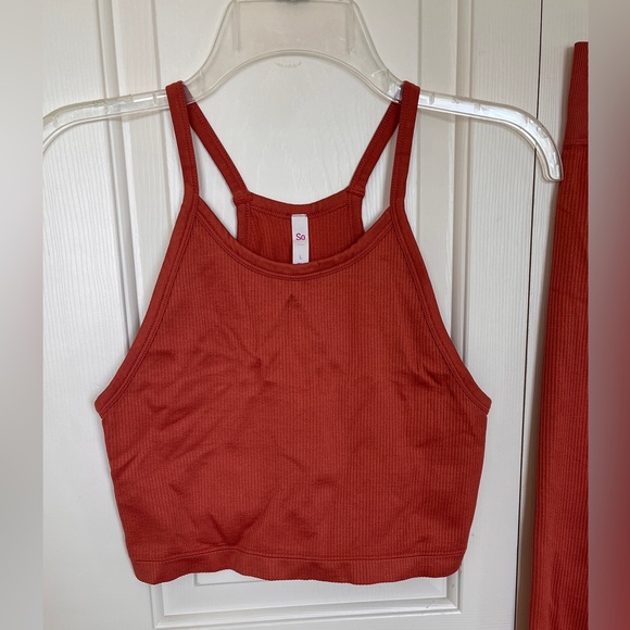 So Leggings set  size M/L Dark Orange - Picture 3 of 5